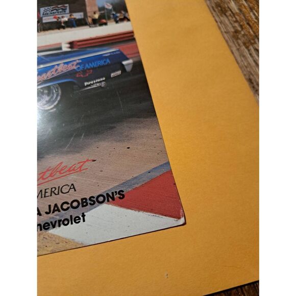 Vintage Tom & Linda Jacobson 1962 Chevrolet NHRA SOFF-SEAL Drag Photo 8x10 - Picture 4 of 5